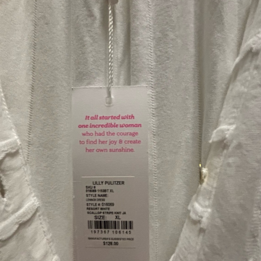 Lilly Pulitzer white dress BNWT